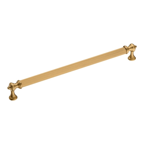 Ручка скоба 2512-007-224, материал Латунь, отделка Латунь, 238*30*13 мм