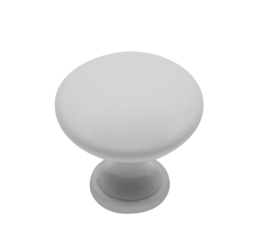 Ручка кнопка GZ-TERNI-1-10, материал Алюминий, цвет Белый, отделка Белый, 30*29 мм