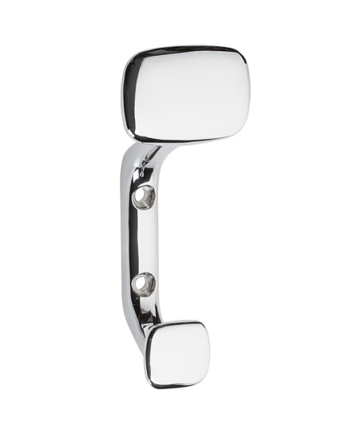 Крючок WZ-TOLED-C0-01, материал Замак, отделка Хром, 112*44 мм