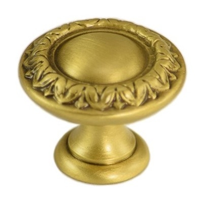 Ручка кнопка "RAFFAELLO" 436BBAS35, материал Латунь, отделка Бронза, 28*d=35 мм