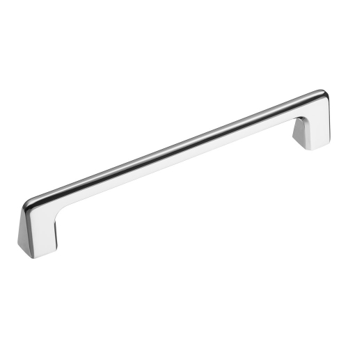 Ручка скоба 1107 160MP02, материал Замак, отделка Хром, 30*16*176 мм