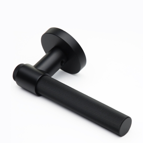 Дверная ручка на круглой розетке AXEL-T ZR AL6