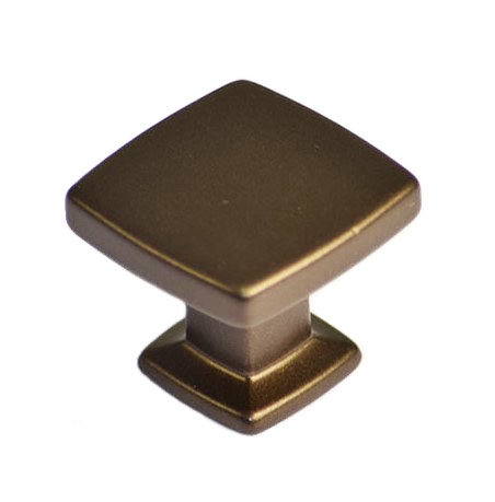 Ручка кнопка WPO.780.000.00N8, материал Замак, цвет Макиато, 26*26*24 мм