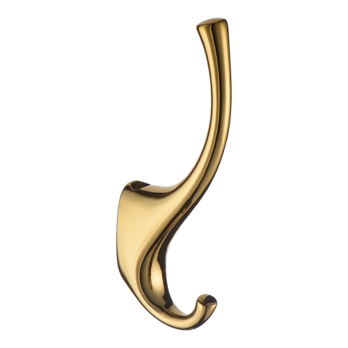 Крючок 2080 0020 GL, материал Замак, отделка Золото, 57*20*141 мм