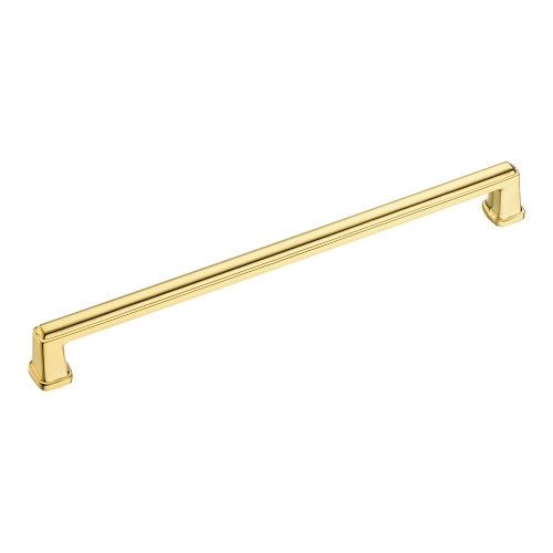 Ручка скоба 544-224-Gold, материал Замак, отделка Золото, 29*18*240 мм