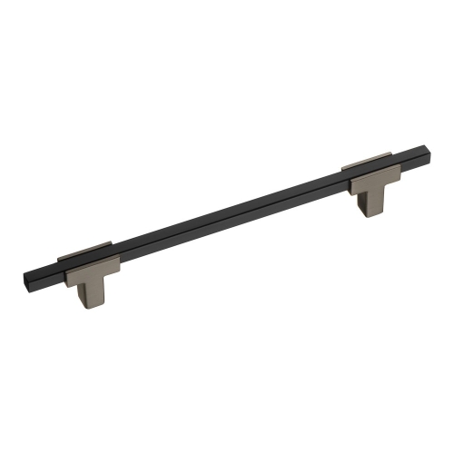 Ручка скоба 778-160-Titanium-Matt Black, материал Замак, цвет Чёрный, отделка Графит Черный, 27*14*230 мм