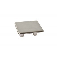 Ручка-кнопка 8.1045.0032.30, материал Замак, отделка Никель, 57x57x24 мм