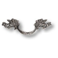 Ручка скоба 15.136.02.16.FIL, материал Замак, отделка Серебро, 25*39*129 мм