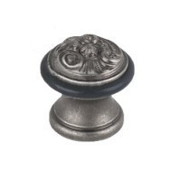 Ограничитель напольный С52200M PEWTER, материал Латунь, отделка Серебро, 41*41 мм