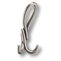 Крючок Dugum Hook Big-Silver, материал Замак, отделка Серебро, 48*77*164 мм