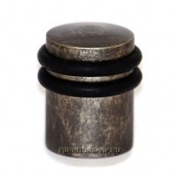 Ограничитель напольный 200212 FV, материал Латунь, отделка Серебро, 39,5*34 мм