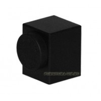 Ограничитель квадратный напольный "ZEN" 200301 VE, материал Латунь, цвет Чёрный, отделка Черный, 28*28*35 мм