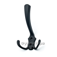 Крючок Z-375.P61, материал Замак, цвет Чёрный, отделка Черный, 125*78*77 мм