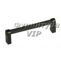 Ручка скоба COSMO-04-04 920-04-128, материал Замак, цвет Чёрный, отделка Черный, 138*16*39 мм