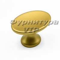 Ручка кнопка WPO799.000.00F3, материал Замак, отделка Золото, 42*29*27 мм