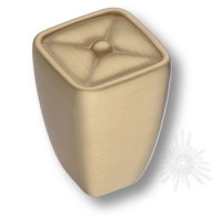 Ручка кнопка 4132 001MP35, материал Замак, отделка Золото, 28*20*20 мм