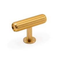 Ручка кнопка RILLE 0528055L291, материал Замак, отделка Золото, 55*15*38,5 мм