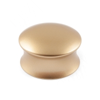 Ручка кнопка WPO.880.040.006C, материал Замак, отделка Золото, 22*d=39,5 мм