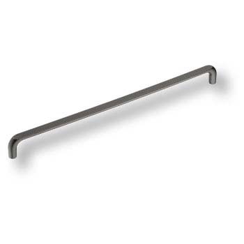 Ручка скоба 396-320-Titanium, материал Замак, отделка Графит, 37*12*332 мм