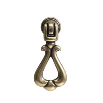 Ручка-капля 5.329.B28, материал Замак, отделка Бронза, 22x55x18 мм