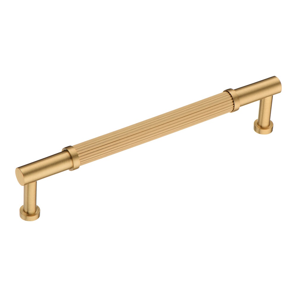 Ручка скоба 25125-007-160, материал Латунь, отделка Латунь, 37*12*173 мм