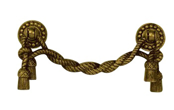 Ручка скоба 10.118.02, материал Латунь, отделка Латунь, 120*60*15 мм