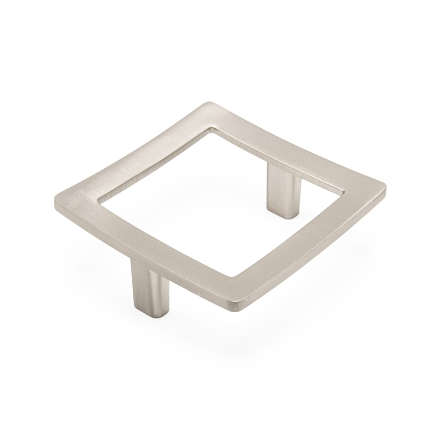 Ручка кнопка 11.3730.49, материал Замак, отделка Никель, 74*74*26 мм