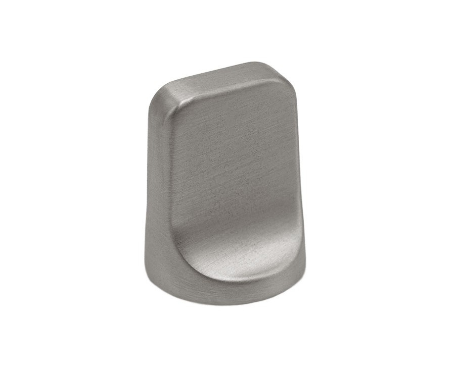 Ручка кнопка 11.4128.29, материал Замак, отделка Сталь, 20*20*26 мм