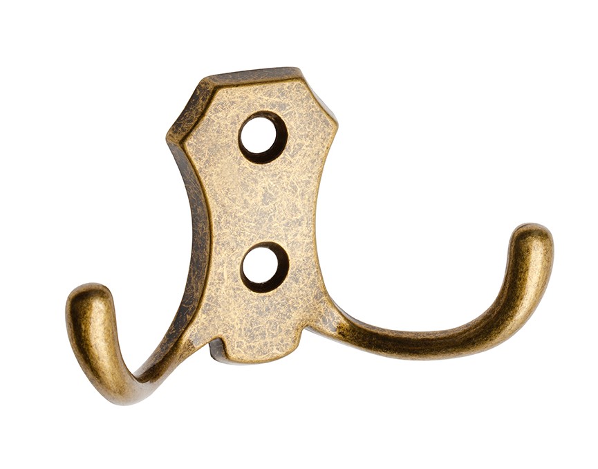Крючок WZ-B0-K24-04, материал Замак, отделка Бронза, 47*78*30 мм