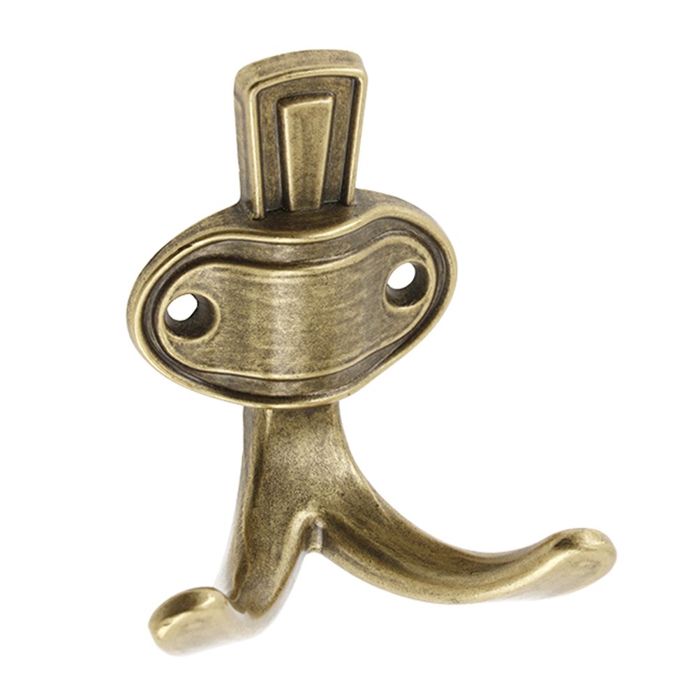 Крючок WZ-CORUNA-M-04, материал Замак, отделка Бронза, 76*68*45 мм