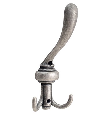 Крючок 11.444.A17, материал Замак, отделка Серебро, 190*80*77 мм