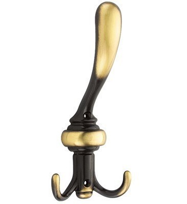 Крючок 11.444.A20, материал Замак, отделка Бронза, 80x190 мм