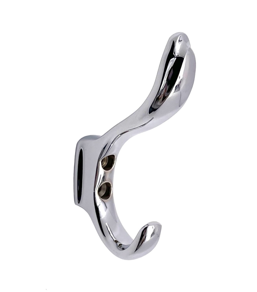 Крючок 1425-005/cornice, материал Латунь, отделка Хром, 95*17*58 мм