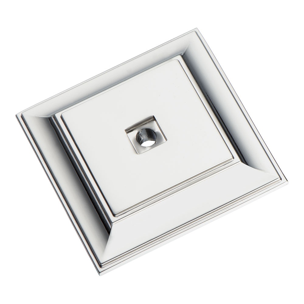 Ответная часть для ручки 3190, SY3040 0050 PN, материал Замак, отделка Никель, 50*50*8 мм