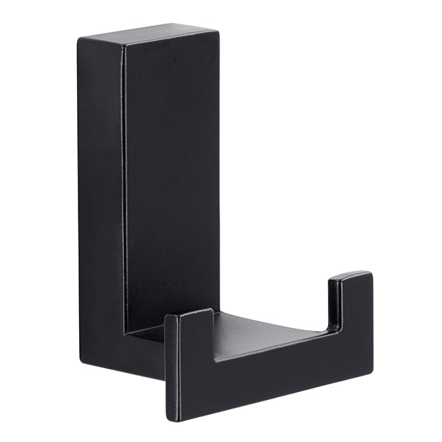 Крючок 2435/PB12, материал Замак, цвет Чёрный, отделка Черный, 52*43*31 мм