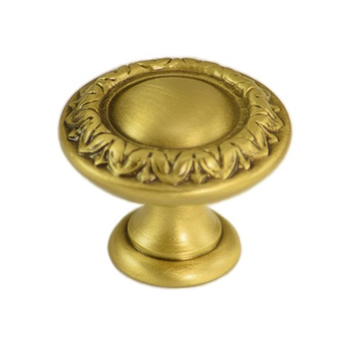 Ручка кнопка "RAFFAELLO" 436CBAS30, материал Латунь, отделка Бронза, 24*d=30 мм