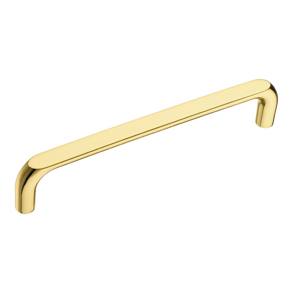 Ручка скоба 395-160-Gold, материал Замак, отделка Золото, 37*12*172 мм