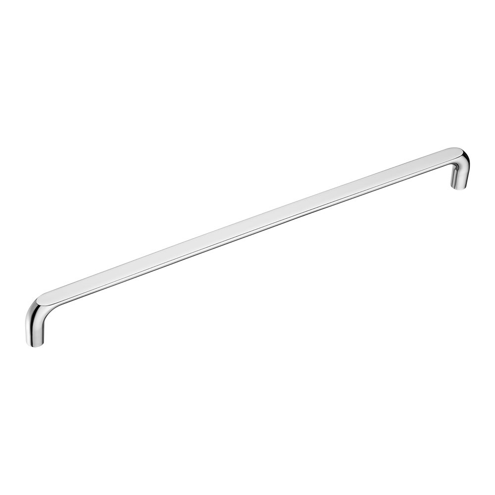 Ручка скоба 395-320-Chrome, материал Замак, отделка Хром, 37*12*332 мм