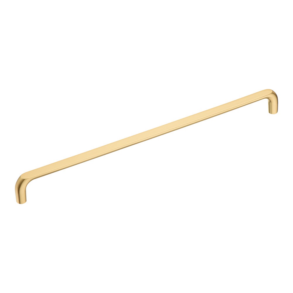 Ручка скоба 395-320-Matt Gold, материал Замак, отделка Золото, 37*12*332 мм