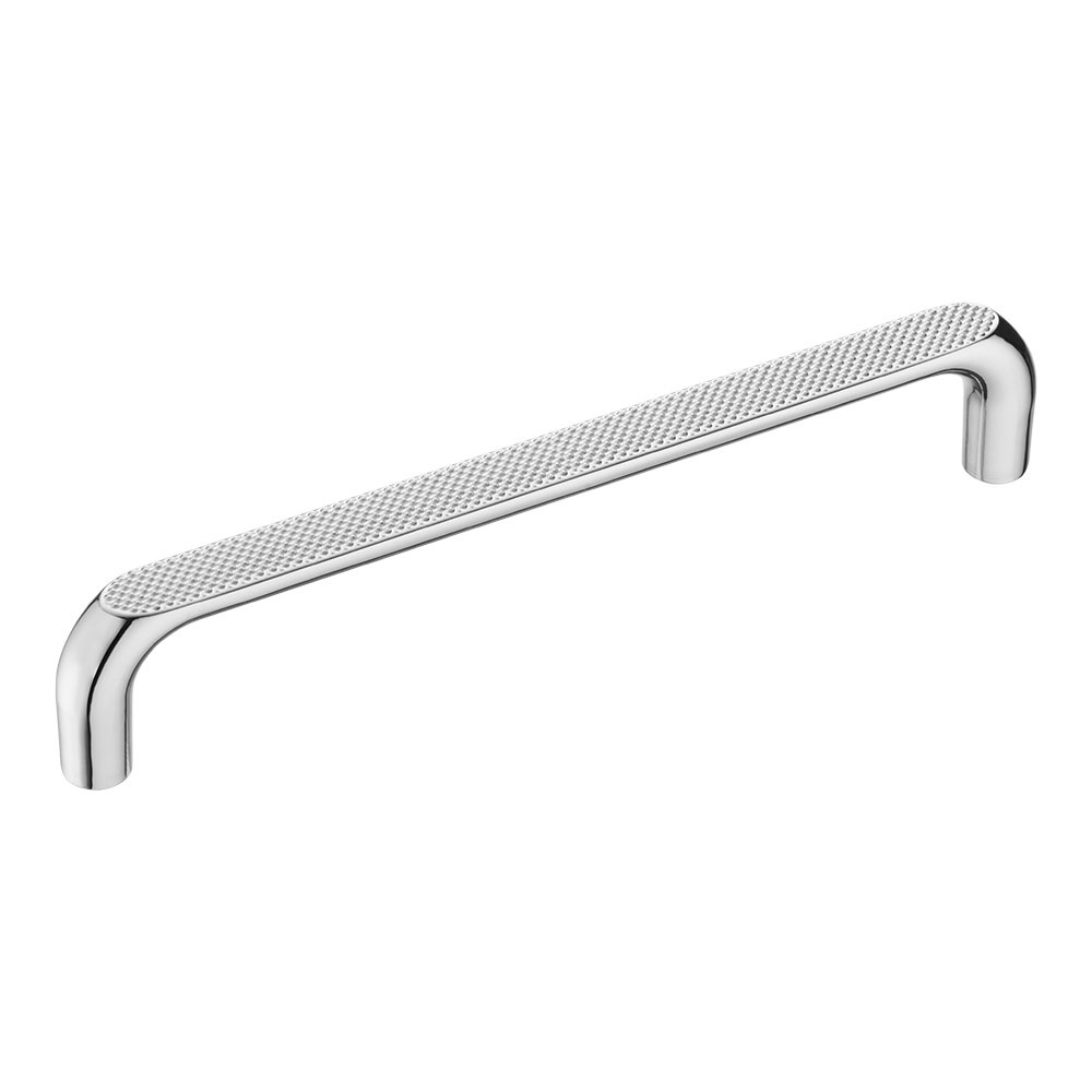 Ручка скоба 396-160-Chrome, материал Замак, отделка Хром, 37*12*172 мм