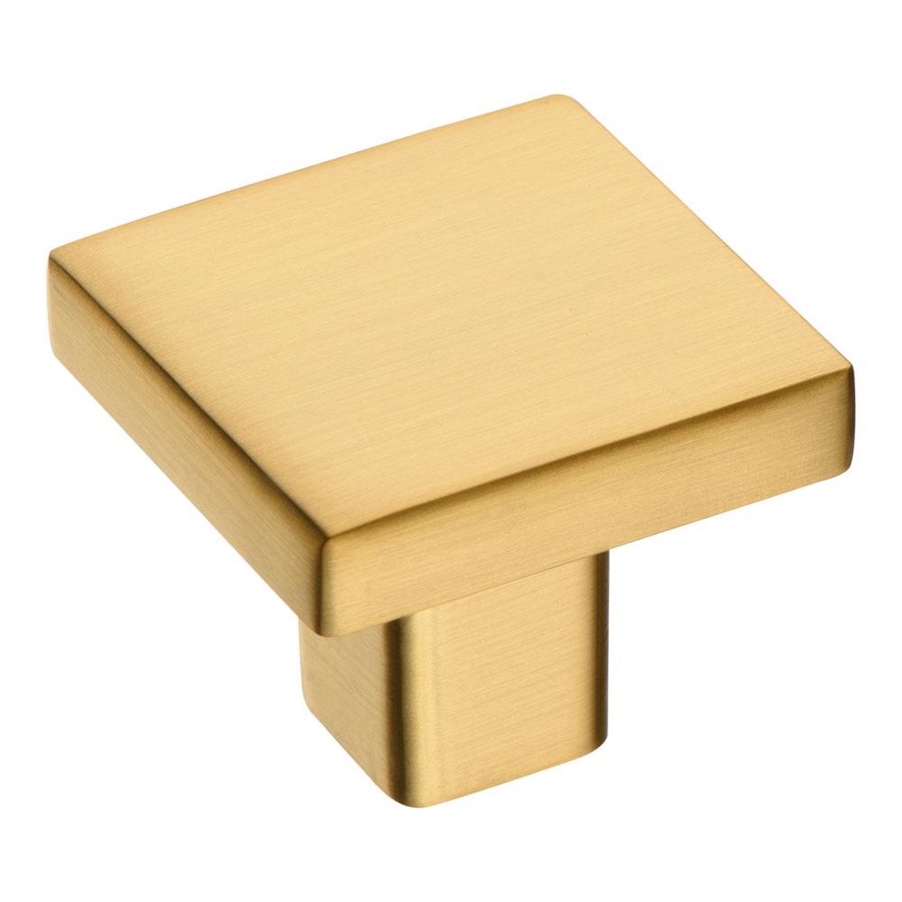 Ручка кнопка 82-Matt Gold, материал Замак, отделка Золото, 20*30*30 мм