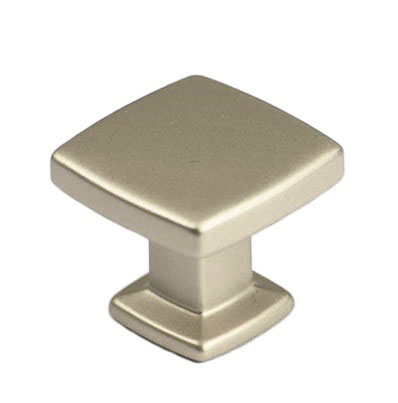 Ручка кнопка WPO.780.000.00G6, материал Замак, отделка Никель, 26*26*24 мм