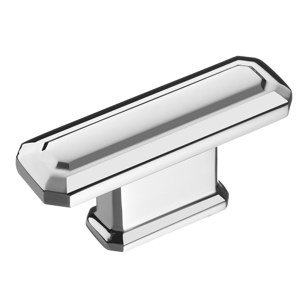 Ручка кнопка CEBI 4101 016MP02, материал Замак, отделка Хром, 27*19*59 мм