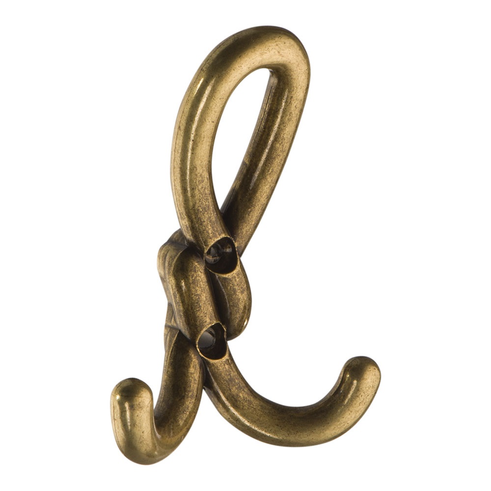 Крючок Dugum Hook Small-Antik, материал Замак, отделка Бронза, 28*61*87 мм