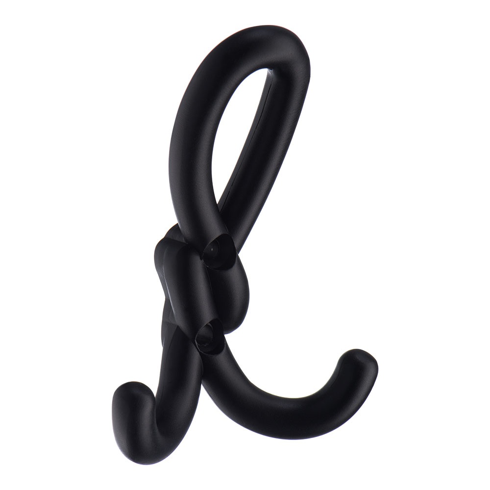 Крючок Dugum Hook Small-Black, материал Замак, цвет Чёрный, отделка Черный, 28*61*87 мм