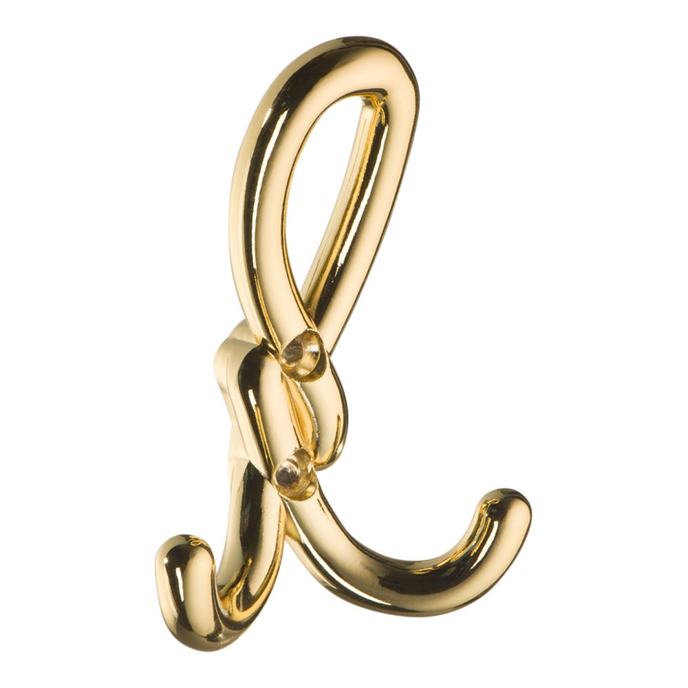 Крючок Dugum Hook Small-Gold, материал Замак, отделка Золото, 28*61*87 мм